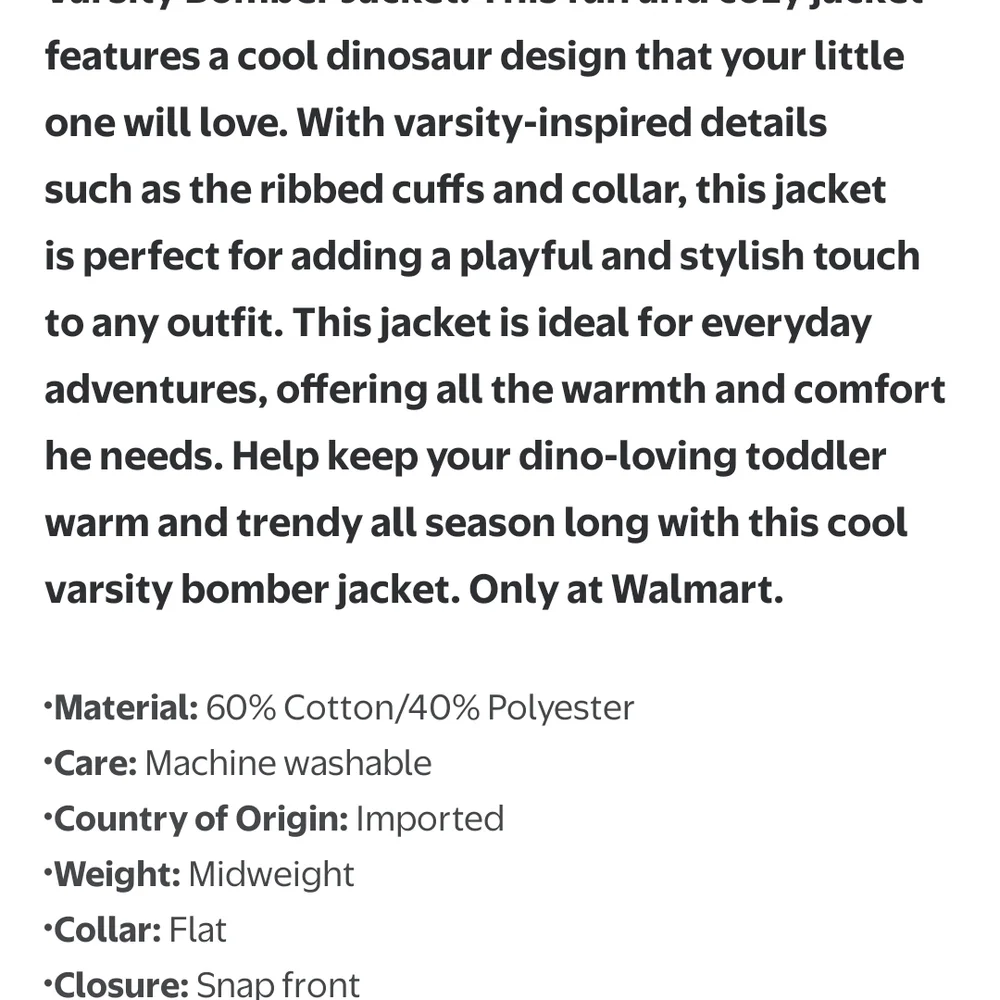 Wonder Nation Blue and Cream Varsity Hoodie With Dinosaur Patch Toddler